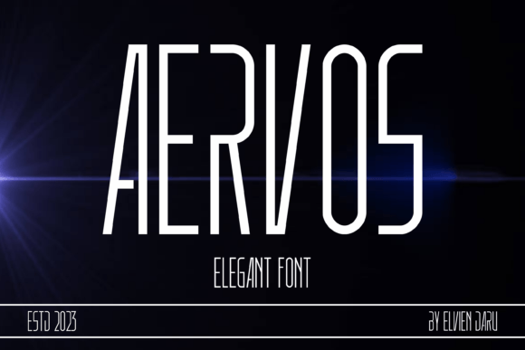 Aervos: A Bold Font for Business