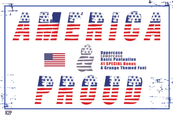 America and Proud Font