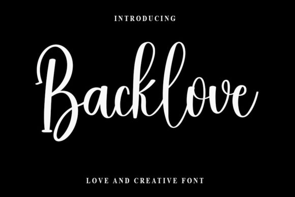 Backlove: A Bold Handwritten Font for Web Design
