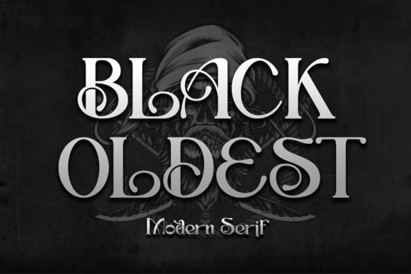 Black Oldest Font for Web Design