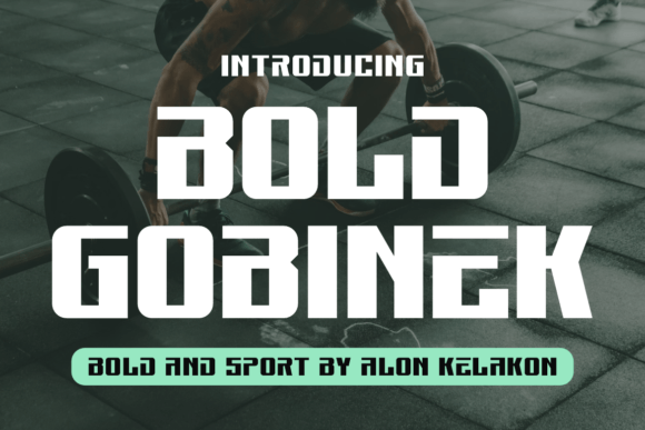 Bold Gobinek: A Bold Typeface for Editorial Design