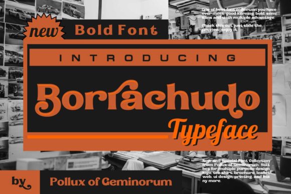 Borrachudo: A Bold Serif for Creative Projects