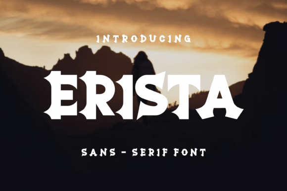 Erista: A Bold Display Font for Makers