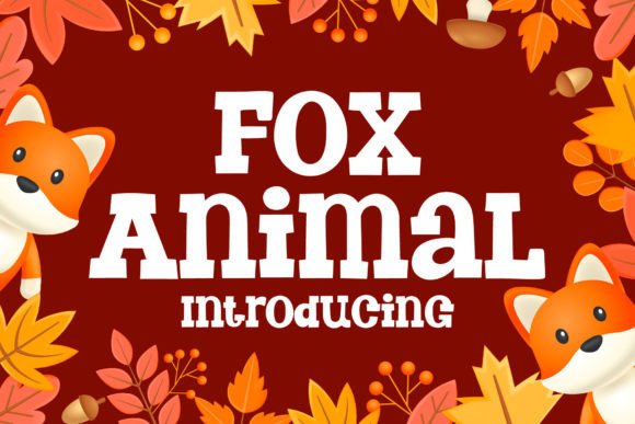 Fox Animal Font for Business