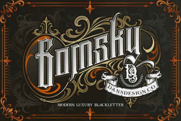 Gomsky Font: Bold & Elegant for Business