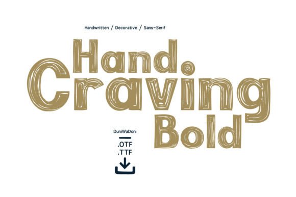 Hand Craving Bold: A Font for Impact