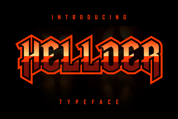 Hellder: A Bold Blackletter Font for Web Design