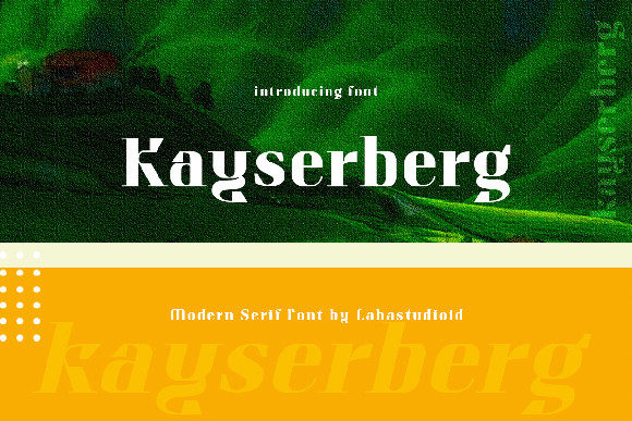 Kayserberg: A Bold Font for Business