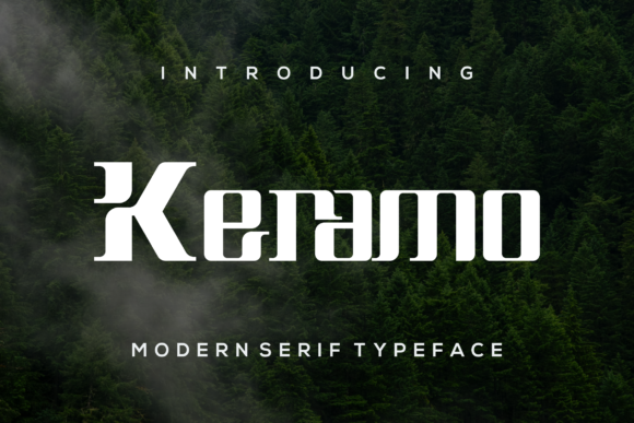 Keramo: A Bold Serif for Web Design