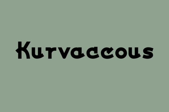 Kurvaceous: A Bold Font for Web Design