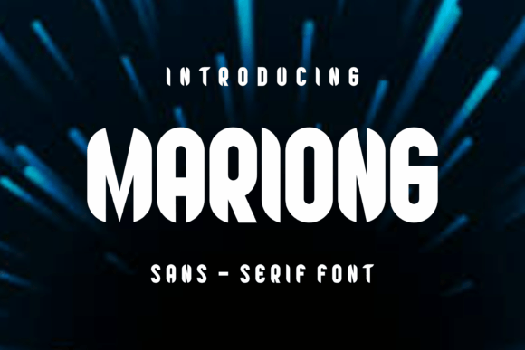 Mariong: A Bold Font for Business
