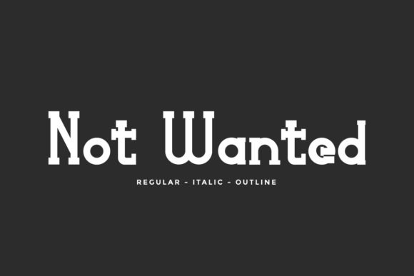 Not Wanted is a bold serif font that adds a modern edge to any digital project. I first came across it while working on a boutique online store’s homepage, looking for a typeface that could stand out without overwhelming the design. The moment I tried it in the hero section, I knew it had potential. Its clean lines and strong structure made it feel both professional and expressive—perfect for a brand that wants to make a statement.
