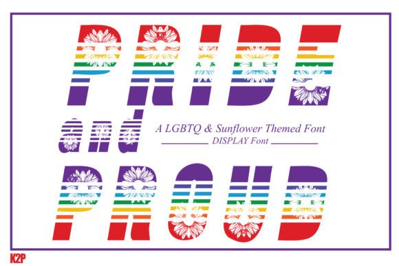 Pride and Proud Font for Web Design