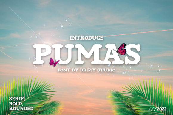 Pumas: A Bold Serif Font for Makers