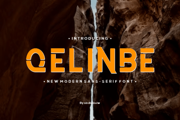 Qelinbe: Bold Sans Serif Font