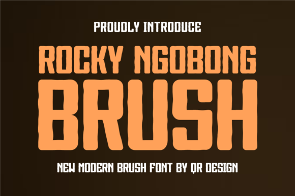 Rocky Ngobong Brush Font