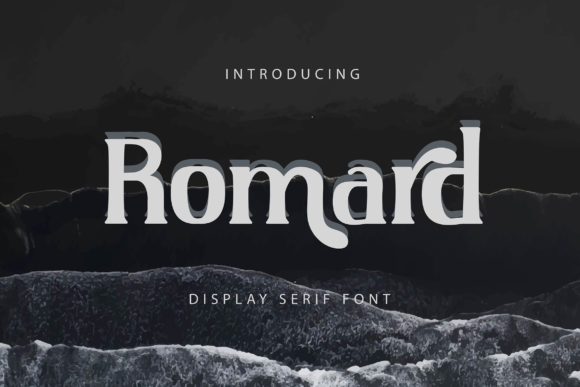 Romard: A Bold Serif Font for Creative Campaigns