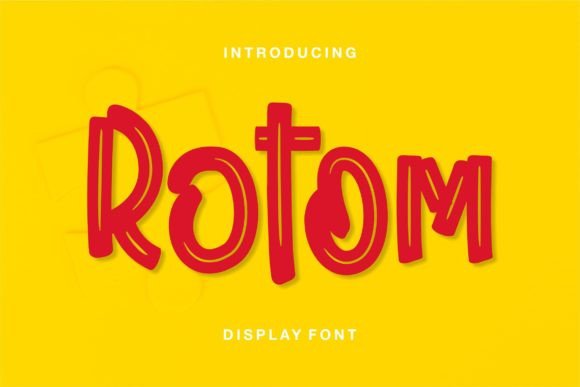 Rotom: A Bold Display Font for Web Design