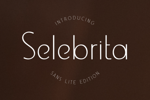 Selebrita Lite: Bold Font for Digital Campaigns