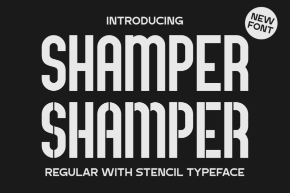 Shamper: A Font for Polished Branding