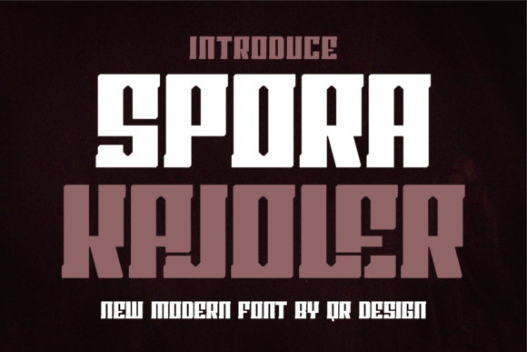Spora Kajoler: Bold Typography for Impact
