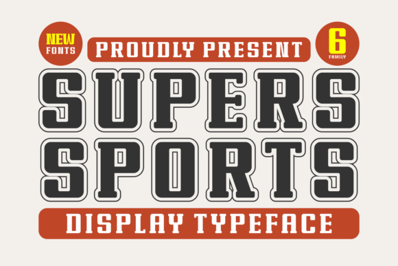 Supers Sports: A Bold Font for Business