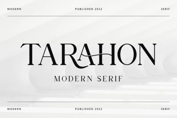 Tarahon: A Bold Serif Font for Editorial Design