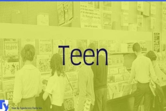 Teen: A Versatile Display Font for Creative Projects