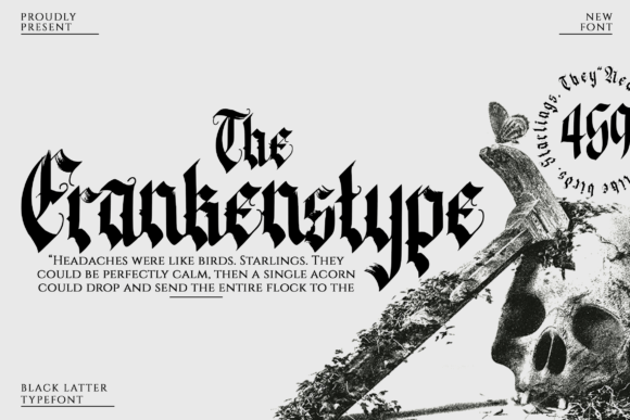 The Frankenstype: A Bold Typographic Statement