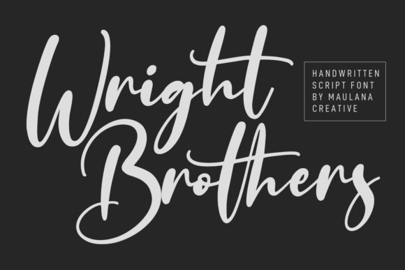 Wright Brothers Font: Bold Script for Impact