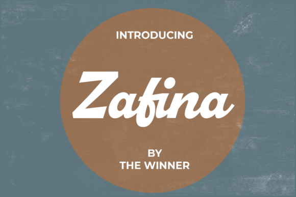 Zafina: A Bold Script Font for Impactful Design